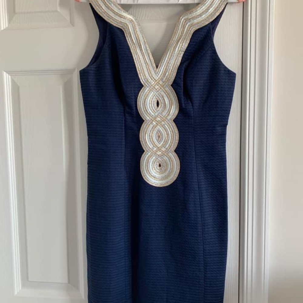 Lilly pulitzer Navy Blue Cocktail Dress